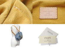 Load image into Gallery viewer, 極美品 希少 LOUIS VUITTON ルイヴィトン ミニリュック サックアドPM モノグラムデニム M95057 インディゴ ゴールド金具 中古 4c071617