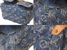 Load image into Gallery viewer, 極美品 希少 LOUIS VUITTON ルイヴィトン ミニリュック サックアドPM モノグラムデニム M95057 インディゴ ゴールド金具 中古 4c071617