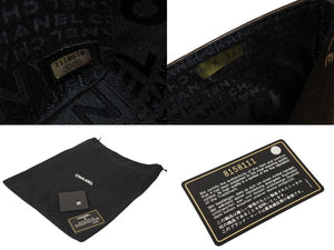 CHANEL シャネル チェーンショルダーバッグ アイコンモチーフ クルーズライン 8番台 2003年 ブラウン シルバー 美品 中古 4c071624