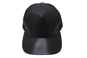 CHROME HEARTS クロムハーツトラッカーキャップ クロスパッチ セメタリー クロスボール シルバー 925 ブラック 美品 中古 4c071659
