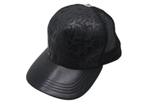 Load image into Gallery viewer, CHROME HEARTS クロムハーツトラッカーキャップ クロスパッチ セメタリー クロスボール シルバー 925 ブラック 美品 中古 4c071659