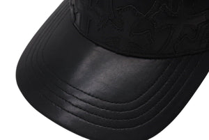 CHROME HEARTS クロムハーツトラッカーキャップ クロスパッチ セメタリー クロスボール シルバー 925 ブラック 美品 中古 4c071659