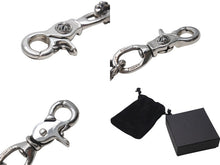 Load image into Gallery viewer, CHROME HEARTS クロムハーツ ダガーチャーム キーリング 重量約73.3g シルバー925 5リンク STERLING刻印 美品 中古 4c071662
