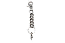Load image into Gallery viewer, CHROME HEARTS クロムハーツ ダガーチャーム キーリング 重量約73.3g シルバー925 5リンク STERLING刻印 美品 中古 4c071662
