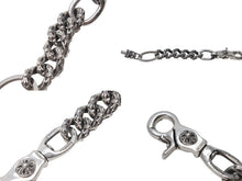 Load image into Gallery viewer, CHROME HEARTS クロムハーツ ダガーチャーム キーリング 重量約73.3g シルバー925 5リンク STERLING刻印 美品 中古 4c071662