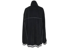 SEAN JOHN ショーンジョン veroa jacket ベロアトラック ジャケット サイズ XL ブラック コットン 美品 中古 4c071677