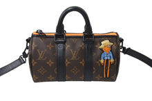 Load image into Gallery viewer, LOUIS VUITTON ルイヴィトン キーポル XS ハンドバッグ M80201 モノグラム ヴァージルアブロー レザー ブラック金具 美品 中古 4c071684