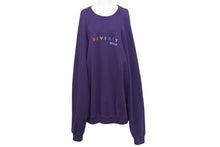 画像をギャラリービューアに読み込む, VETEMENTS ヴェトモン BEVERLY HILLS スウェット LA限定 パープル ビバリーヒルズ 刺繍 サイズL 美品 中古 4c071687 