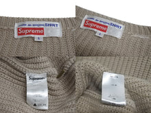 Load image into Gallery viewer, Supreme シュプリーム COMME des GARCONS KNIT SWEATER コムデギャルソン ニットセーター ベージュ L 美品 中古 4c071706