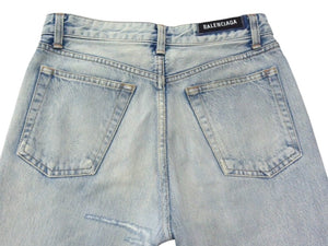 BALENCIAGA バレンシアガ WASHED SLIM JEAN ウォッシュドスリムジーンズ サイズ 28 641462 TBP46 5620 美品 中古 4c071710