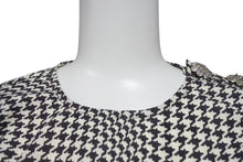 Load image into Gallery viewer, GANNI ガニー Houndstooth pattern blouse 千鳥柄 ブラウス レディース サイズ 34 コットン 100% 美品 中古 4c071712