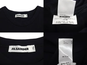 JIL SANDER ジルサンダー long sleeve ロングスリーブ カットソー レディース ネイビー サイズ 34 美品 中古 4c071713