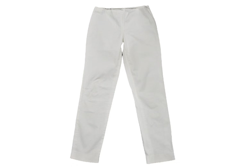 JIL SANDER NAVY ジルサンダー ネイビー White Pants ホワイトパンツ レディース サイズ 36 コットン 美品 中古 4c071714