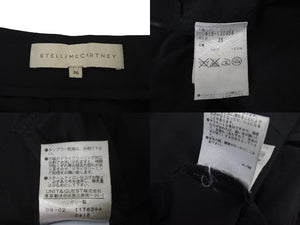 STELLA MCCARTNEY ステラマッカートニー black slacks スラックス ブラック レディース サイズ36 美品 中古 4c071716