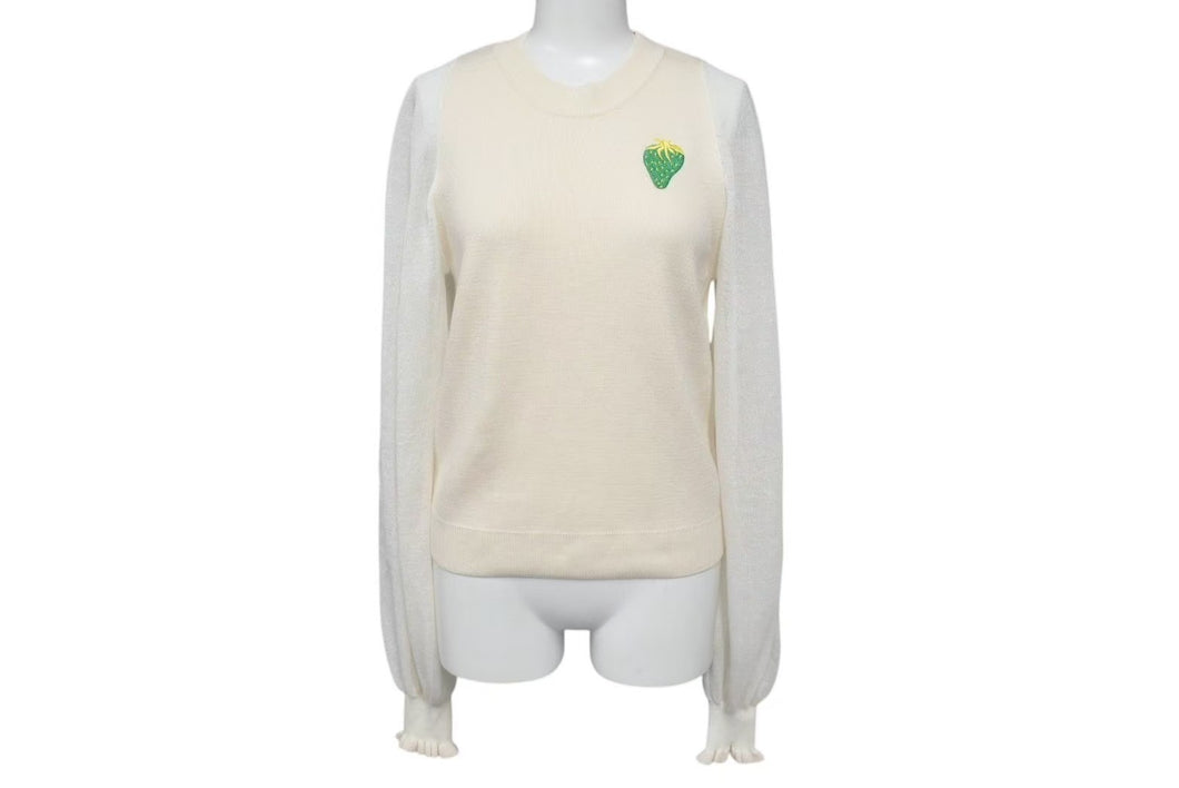 JW ANDERSON ジェイダブリューアンダーソン Strawberry Patch Knit ストロベリー ニット サイズ S 美品 中古 4c071720