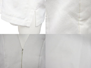 COMME DES GARCONS コムデギャルソン JACKET ジャケット レディース XS ホワイト ポリエステル RI-J027 美品 中古 4c071722
