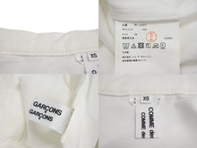 Load image into Gallery viewer, COMME DES GARCONS コムデギャルソン JACKET ジャケット レディース XS ホワイト ポリエステル RI-J027 美品 中古 4c071722