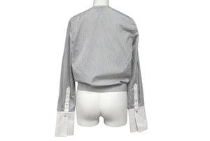 極美品 MONOGRAPHIE モノグラフィー check shirt チェックシャツ レディース サイズ XS コットン 100% 中古 4c071725