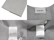 Load image into Gallery viewer, 極美品 MONOGRAPHIE モノグラフィー check shirt チェックシャツ レディース サイズ XS コットン 100% 中古 4c071725