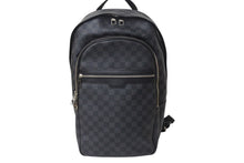 Load image into Gallery viewer, 極美品 LOUISVUITTON ルイヴィトン ミカエル バックパック リュック N58024 ダミエグラフィット ブラック 中古 4c071733