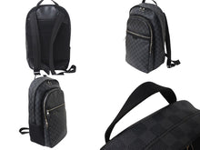 Load image into Gallery viewer, 極美品 LOUISVUITTON ルイヴィトン ミカエル バックパック リュック N58024 ダミエグラフィット ブラック 中古 4c071733
