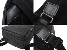 Load image into Gallery viewer, 極美品 LOUISVUITTON ルイヴィトン ミカエル バックパック リュック N58024 ダミエグラフィット ブラック 中古 4c071733