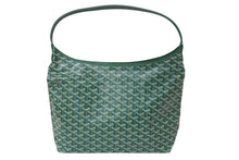 Load image into Gallery viewer, 新品同様 GOYARD ゴヤール ボエム ホーボーバッグ グリーン BOHEMEPMLTY33CL33P コーティングキャンバス シルバー金具 中古 4c071737