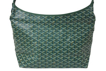 Load image into Gallery viewer, 新品同様 GOYARD ゴヤール ボエム ホーボーバッグ グリーン BOHEMEPMLTY33CL33P コーティングキャンバス シルバー金具 中古 4c071737