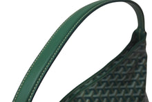 Load image into Gallery viewer, 新品同様 GOYARD ゴヤール ボエム ホーボーバッグ グリーン BOHEMEPMLTY33CL33P コーティングキャンバス シルバー金具 中古 4c071737