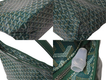 Load image into Gallery viewer, 新品同様 GOYARD ゴヤール ボエム ホーボーバッグ グリーン BOHEMEPMLTY33CL33P コーティングキャンバス シルバー金具 中古 4c071737