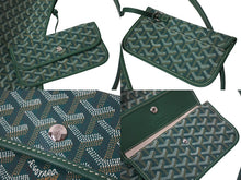 Load image into Gallery viewer, 新品同様 GOYARD ゴヤール ボエム ホーボーバッグ グリーン BOHEMEPMLTY33CL33P コーティングキャンバス シルバー金具 中古 4c071737