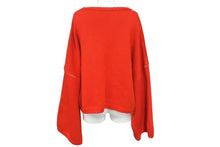 Load image into Gallery viewer, RAF SIMONS ラフシモンズ Virgin Wool Oversized RS Sweater オーバーサイズ セーター レッド XS 美品 中古 4c071743