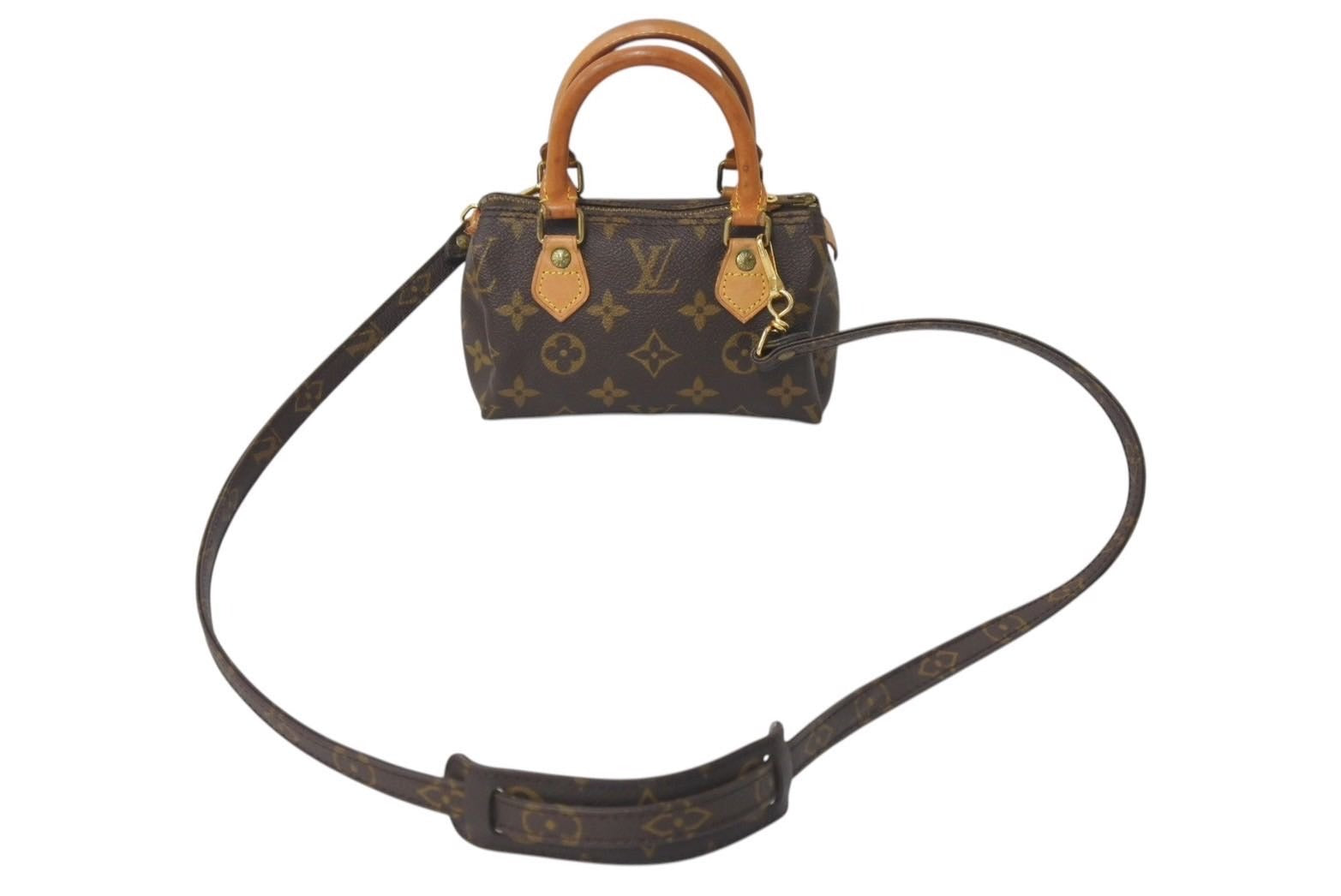 LOUIS VUITTON モノグラムハンドバッグ ブラウン ミニスピーディ ルイ ヴィトン モノグラム ミニ スピーディ 旧型 ブラウン M41534