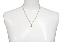 Load image into Gallery viewer, CHRISTIAN DIOR クリスチャンディオール ラインストーン ネックレス アクセサリー GP ゴールド 9g 美品 中古 4c071758