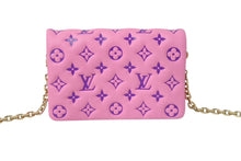 Load image into Gallery viewer, 新品同様品 LOUIS VUITTON ルイヴィトン ポシェットクッサン ピンクショルダーバッグ M80745 モノグラム 中古 4c071760