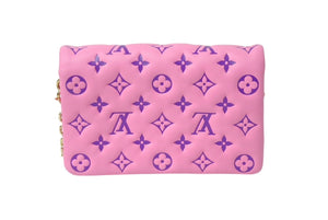 新品同様品 LOUIS VUITTON ルイヴィトン ポシェットクッサン ピンクショルダーバッグ M80745 モノグラム 中古 4c071760