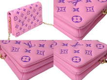 Load image into Gallery viewer, 新品同様品 LOUIS VUITTON ルイヴィトン ポシェットクッサン ピンクショルダーバッグ M80745 モノグラム 中古 4c071760