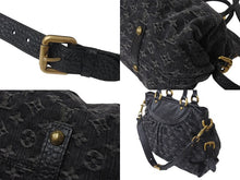 Load image into Gallery viewer, 極美品 LOUIS VUITTON ルイヴィトン ネオカヴィMM ハンドバッグ M95351 モノグラムデニム レザー 2WAY ゴールド金具 中古4c0717652