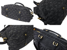 Load image into Gallery viewer, 極美品 LOUIS VUITTON ルイヴィトン ネオカヴィMM ハンドバッグ M95351 モノグラムデニム レザー 2WAY ゴールド金具 中古4c0717652