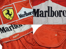 Load image into Gallery viewer, Marlboro マルボロ レーシングジャケット サイズS F1 スポーツ レース フェラーリ パッチ刺繍 レッド 美品 中古 4c071792