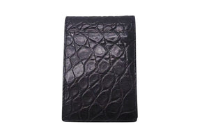 GUCCI グッチ メモパッド 手帳 手帳カバー 04317.2778 クロコ レザー ブラック ペン メモ帳 美品 中古 4c071796