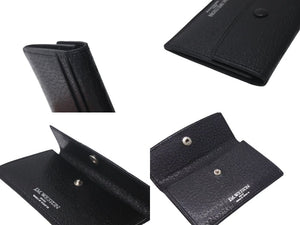 J.M.WESTON ジェイエムウエストン カードケース 名刺入れ パスケース レザー ブラック 美品 中古 4c071798