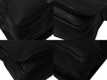 Load image into Gallery viewer, 極美品 CHROME HEARTS クロムハーツ メッセンジャーバッグ BAG-MAIL BS FLR BSフレア ブラック シルバー ブラック レザー 中古 4c071818