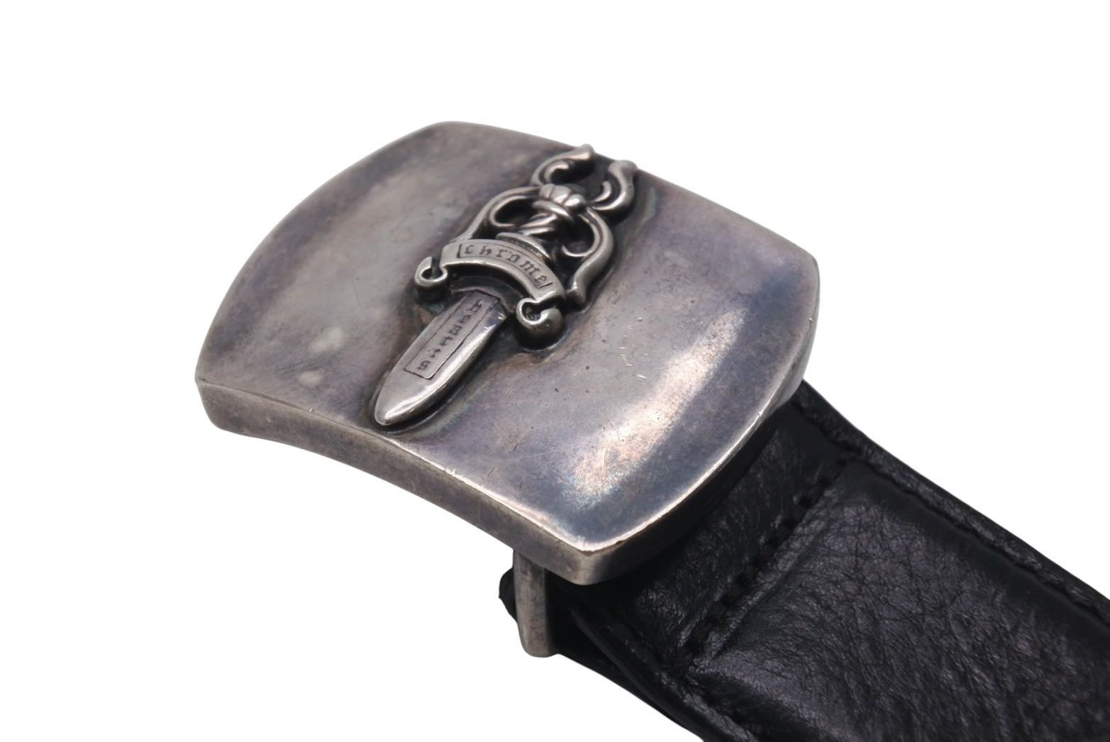 CHROME HEARTS クロムハーツ ダガーバックル 1.5 レザーベルト