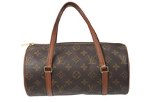 Load image into Gallery viewer, LOUIS VUITTON ルイヴィトン パピヨン26 ハンドバッグ M51386 モノグラム ブラウン ゴールド金具 美品 中古 4c071828