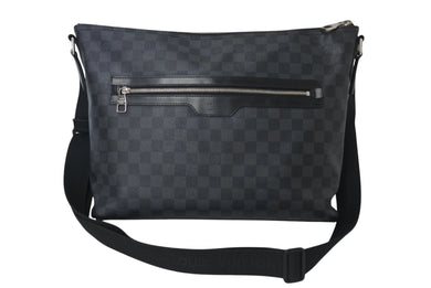 LOUISVUITTON ルイヴィトン ミックMM ショルダーバッグ ダミエ グラフィット N41106 PVCコーテングキャンバス ブラック 美品 中古 4c071853