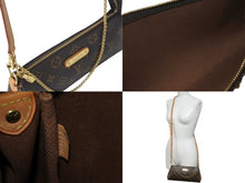 Load image into Gallery viewer, LOUIS VUITTON ルイヴィトン エヴァ 2WAYショルダーバッグ M95567 モノグラム ブラウン ゴールド金具 美品 中古 4c071876