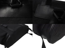 Load image into Gallery viewer, 極美品 LOUISVUITTON ルイヴィトン クリストファー MM リュックサック M55699 トリヨンレザー ブラック シルバー金具 中古 4c071897