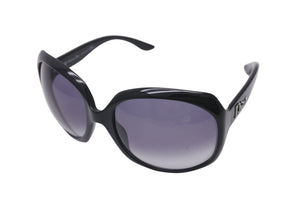 ChristianDior クリスチャンディオール サングラス メガネ DIOR GLOSSY 1 584LF ブラック シルバー金具 62□20 125 美品 中古 4c071903