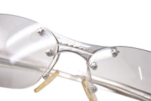 Load image into Gallery viewer, Christian Dior クリスチャンディオール DIOR MINPOP/N メガネ アイウェア リムレス メタル 65□15 120 シルバー 美品 中古 4c071906